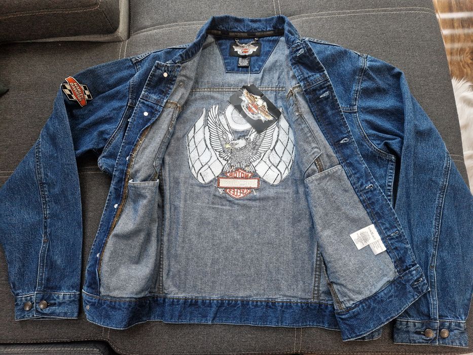 Kurtka Jeans Harley Davidson XL