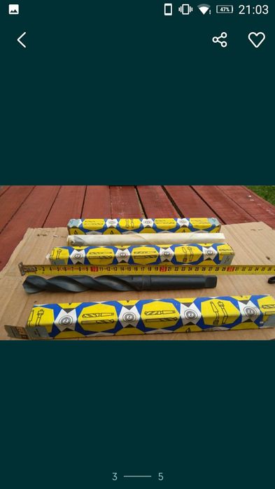 Wiertło do metalu Fi25 hss stożek