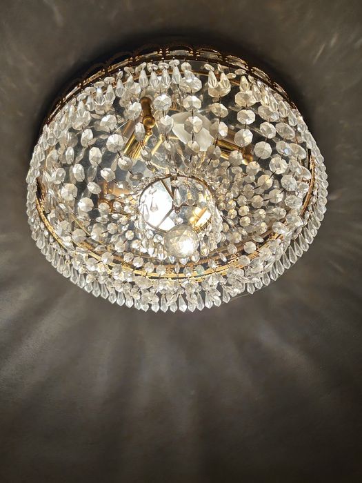 Lindo lustre em cristal como novo