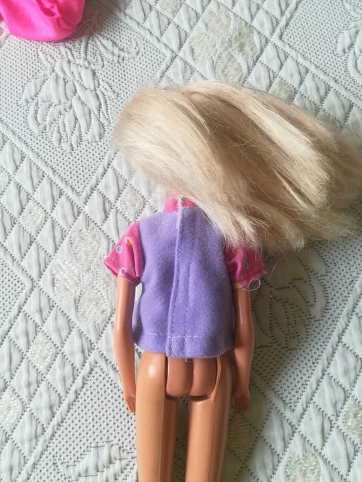 Camisola Roxa e Rosa para Boneca
