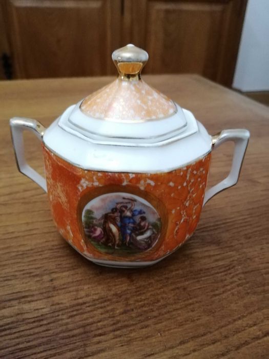 Serviço de café antigo da Vista Alegre de 1920