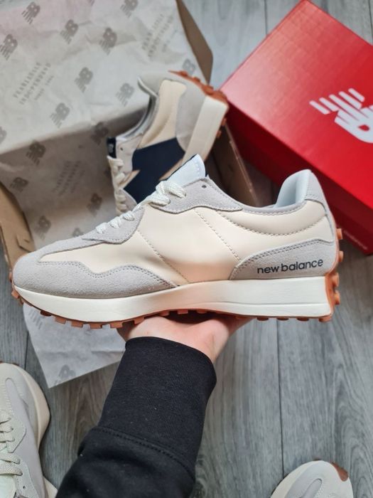 РОЗПРОДАЖ! New Balance 327 White/ Grey/Navy | 37 38 39 40 41