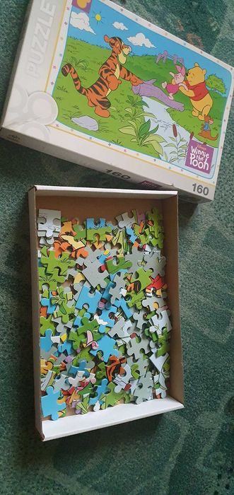 Puzzle Kubuś Puchatek, Prosiaczek i Tygrysek