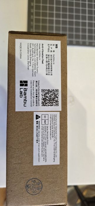 Bambu lab pés anti vibração