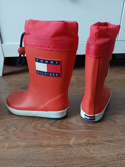 Kalosze dziecięce Tommy Hilfiger r.25 czerwone