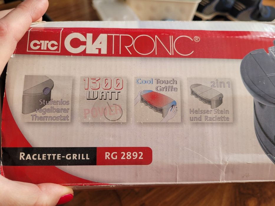 Grill elektryczny Raclette Clatronic