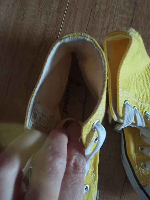 Żółte tenisówki rozmiar 35