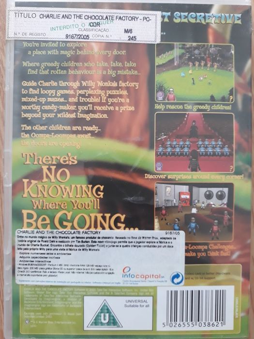 Jogo PC Charlie and the Chocolate Factory