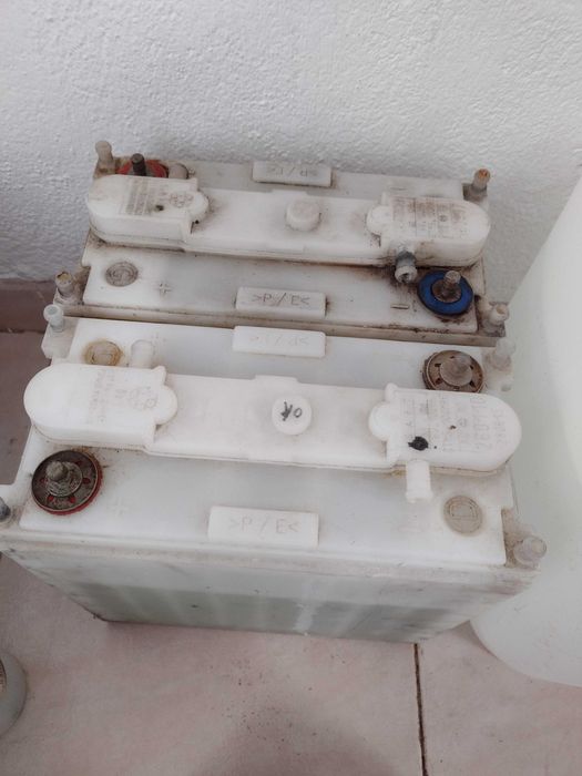 2 Baterias Saft 100 MRE, eletrólito hidróxido de potássio