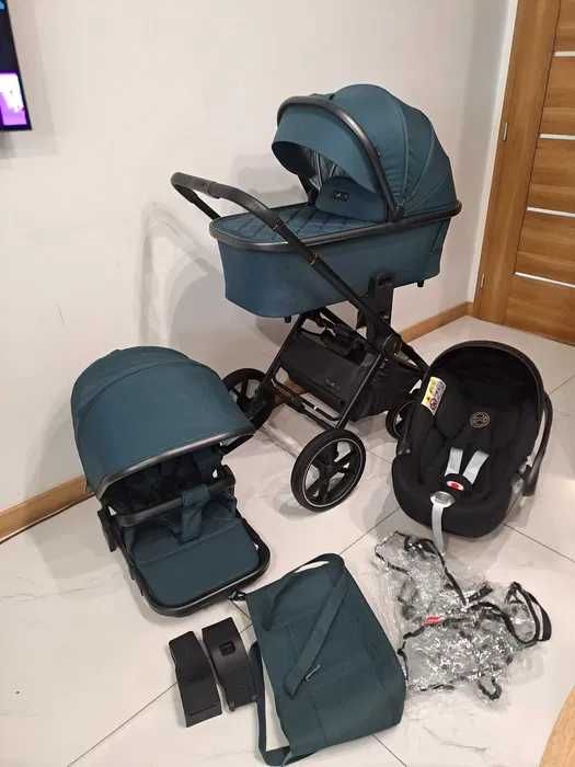 Venicci tinum 2.0 limited teal bay jak Nowy /Nowa spacerówka fotelik cybex z