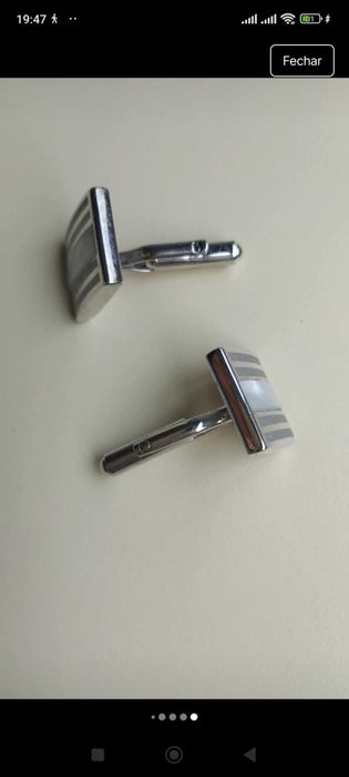 4 Botões de Punho de homem super elegantes e novos. Preço do conjunto