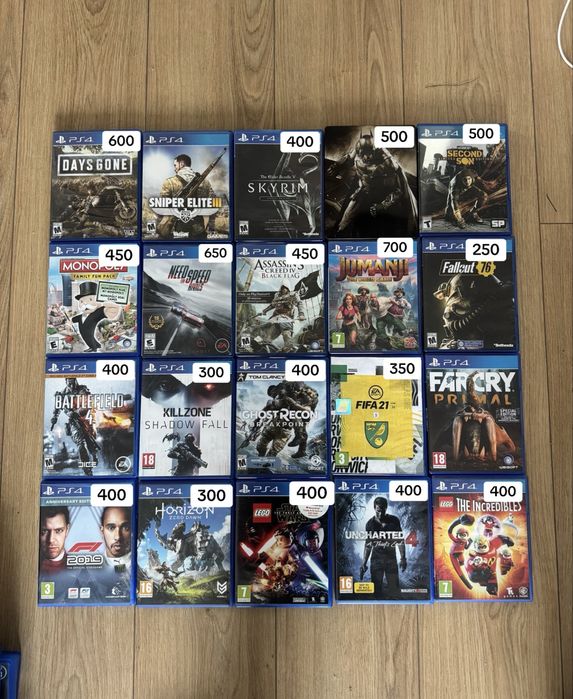 Диски для playstation 4/5 . PS4. Rdr 2, Dying Light, Mortal combat