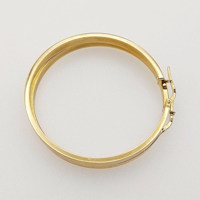 Złote kolczyki koła - 4,5cm