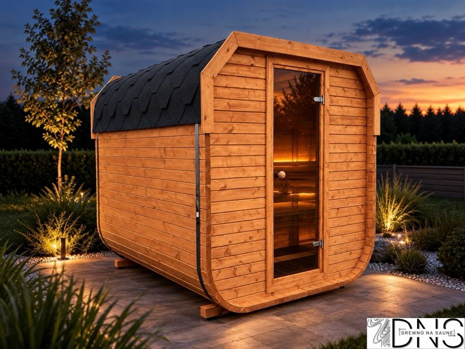 Sauna Cube Kwadro Kwadratowa Beczka do samodzielnego montażu złożenia