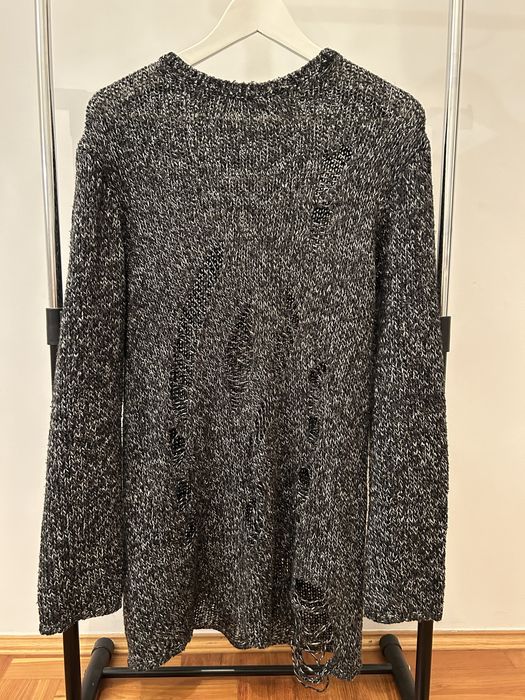 Sweter - czarny / szary Bershka rozm. M
