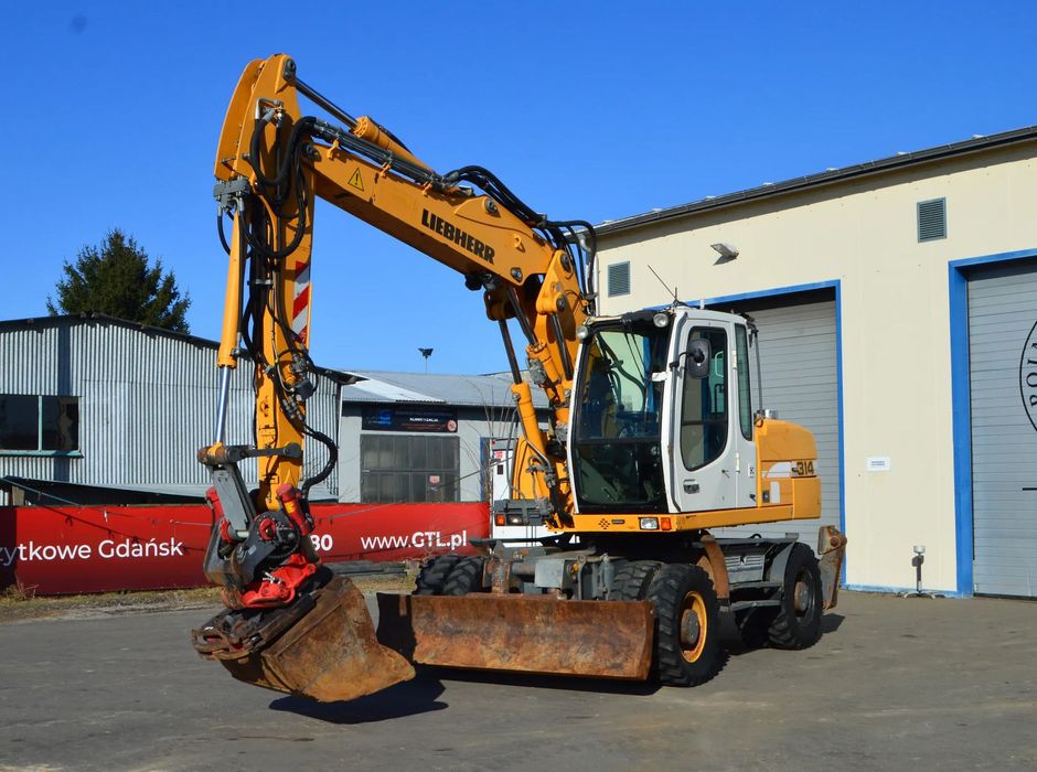 Liebherr A 314 LITRONIC  [14637] Liebherr A314 Litronic, 4WD, rototilt, webasto, kamera