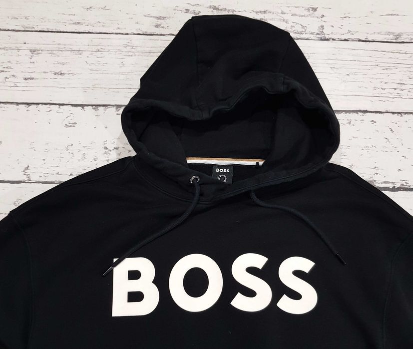 Hugo Boss * Sullivan * bluza * logo * czarna * męska * M