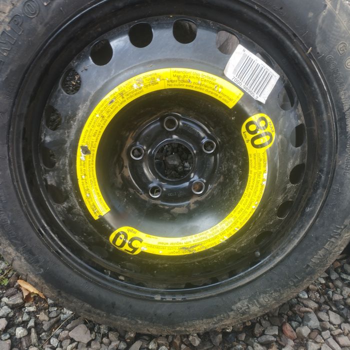 Audi a4 b6 b7 koło dojazdowe oryginał 5x12x17 et 35