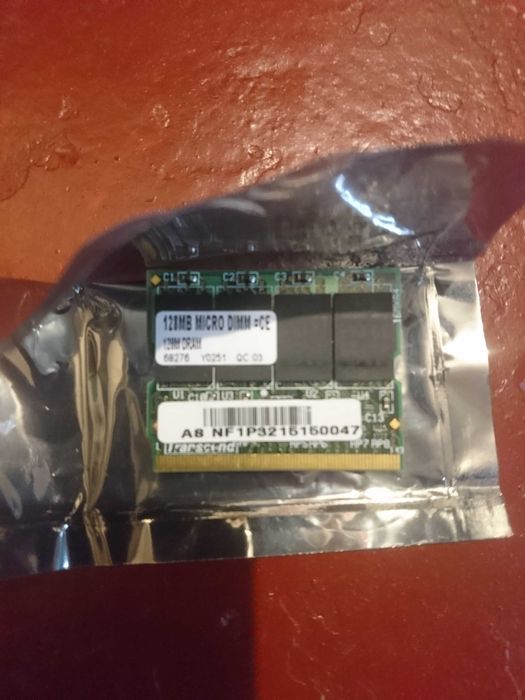 Планка памяти 128MB SDRAM MICRODIMM PC133 (133MHZ) CL3 144Pin Micron