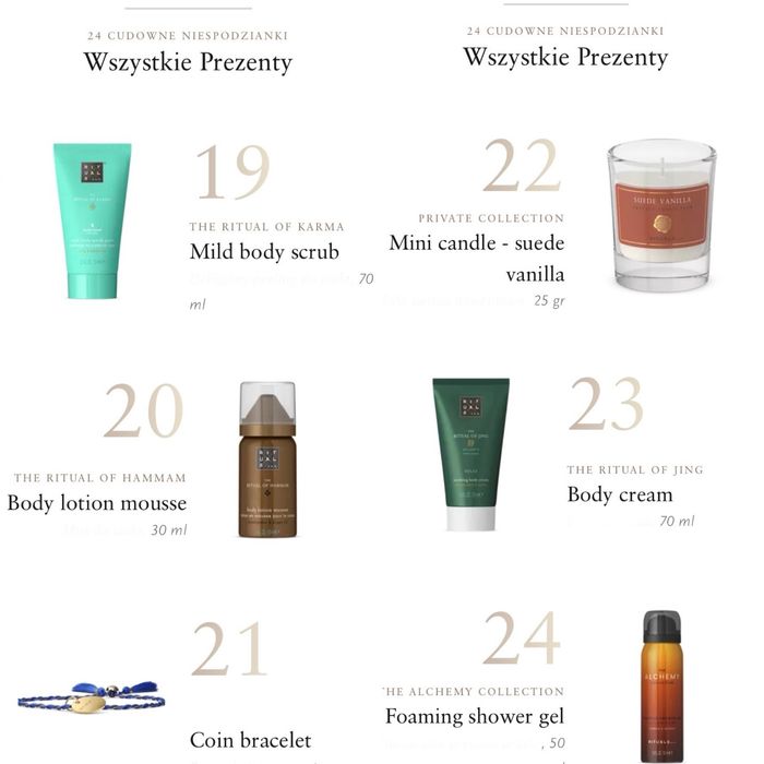 Адвент календар 2024-2025 Rituals Classic