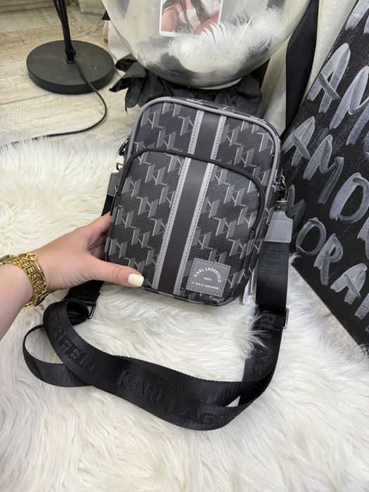 Сумка Karl Lagerfeld чоловіча через плече
