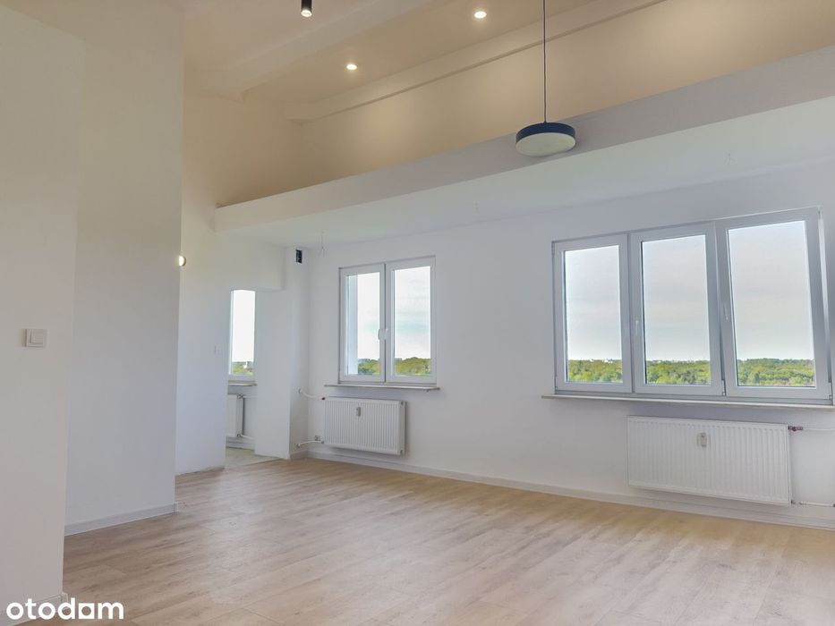Jasne 60 m² po remoncie | ostatnie piętro | widok