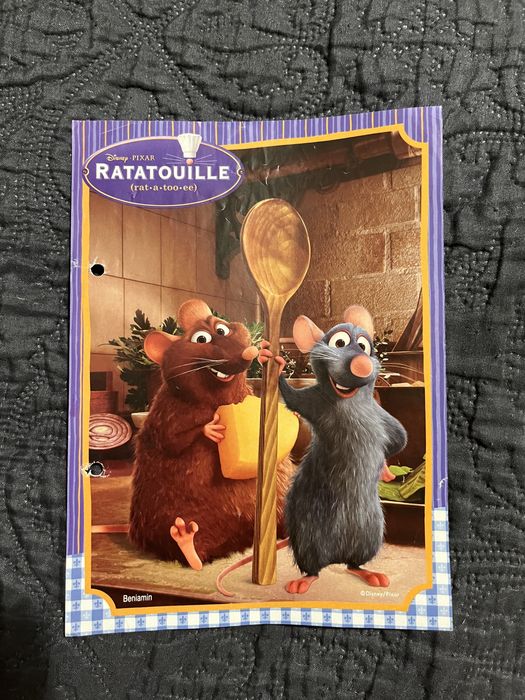 karteczki do segregatora ratatuj