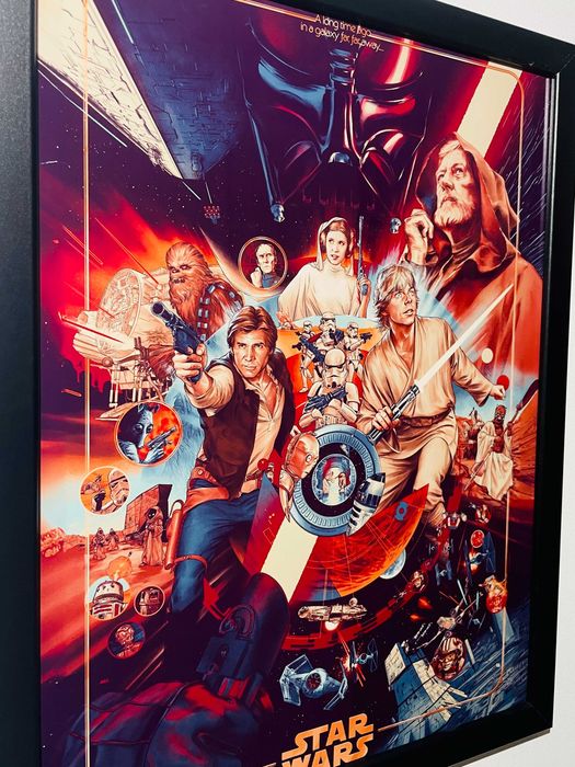 Plakat w ramce Star Wars