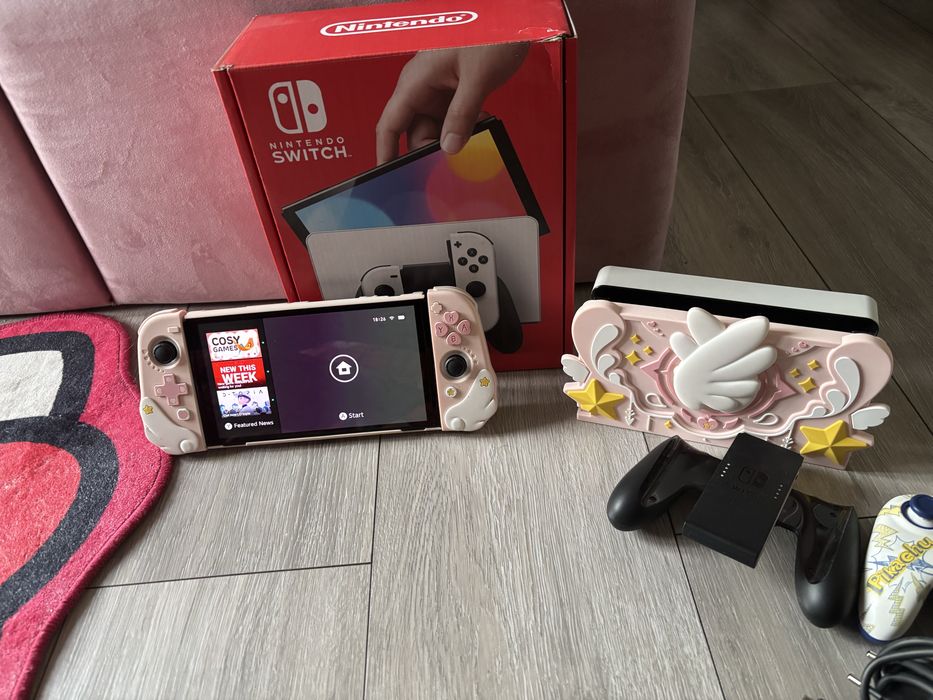 Nintendo Switch Oled + kontroler nano