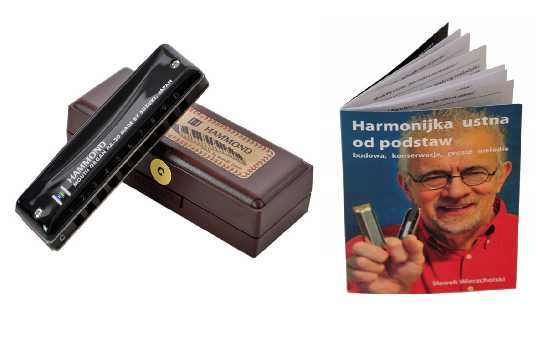 Harmonijka ustna Suzuki Hammond HA-20 C + książka samouczek
