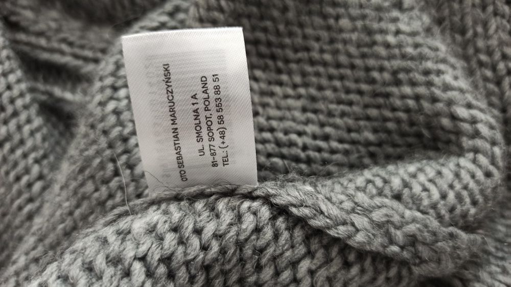Wełna kardigan Łukasz Jemioł