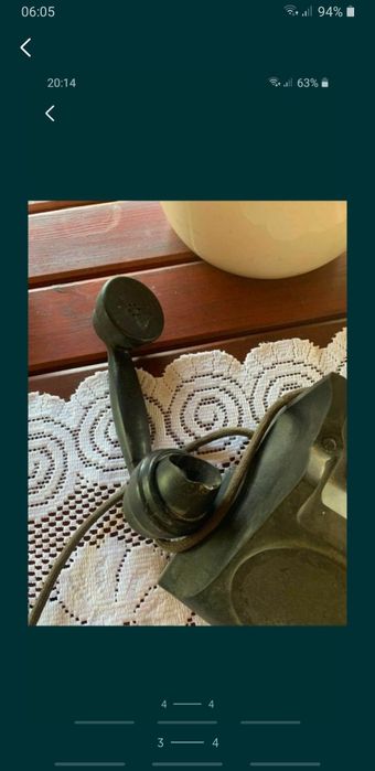 Telefon stary czarny