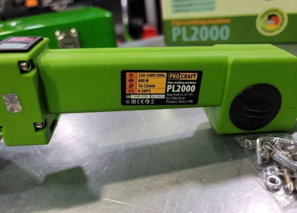 Круглый Паяльник для труб ProCraft PL2000 16-32 +Насадки Гарантия 36м