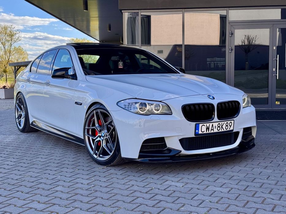 BMW Seria 5 BMW M550d 381km, doinwestowana, drugi wł. od nowości.