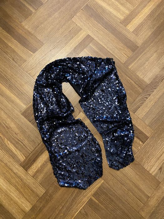 Szal z cekinami, sylwester, święta