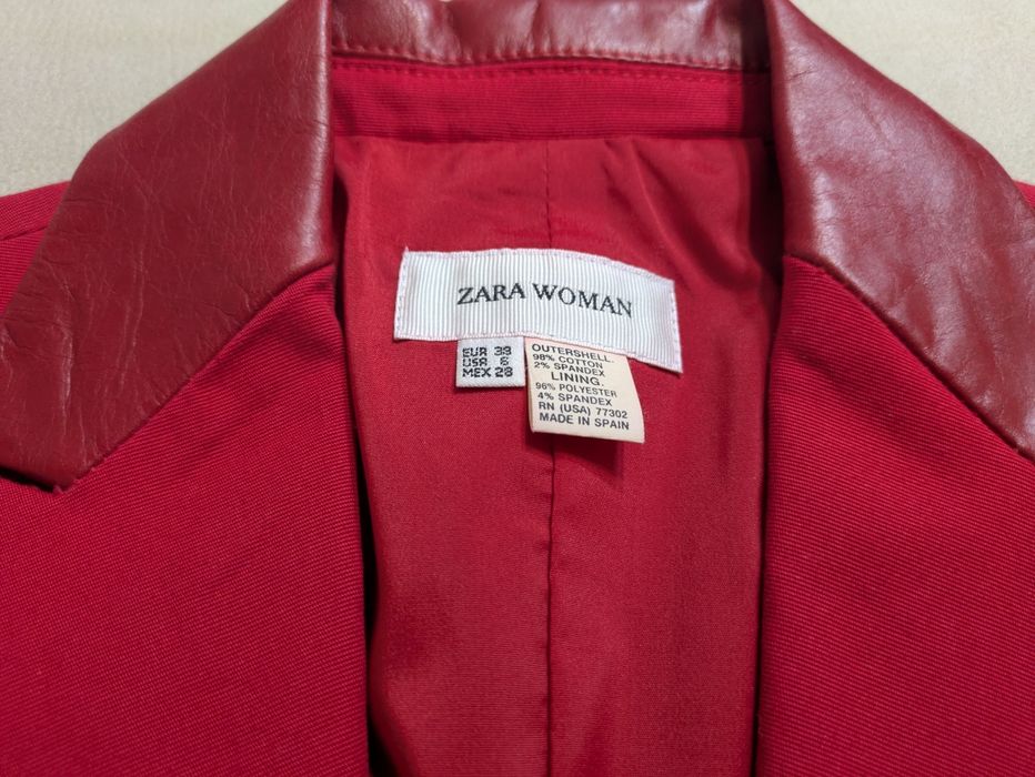 Blazer vermelho da Zara