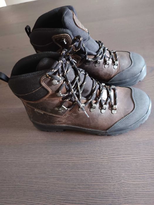 Botas novas de couro de mulher, impermeável, de caminhada