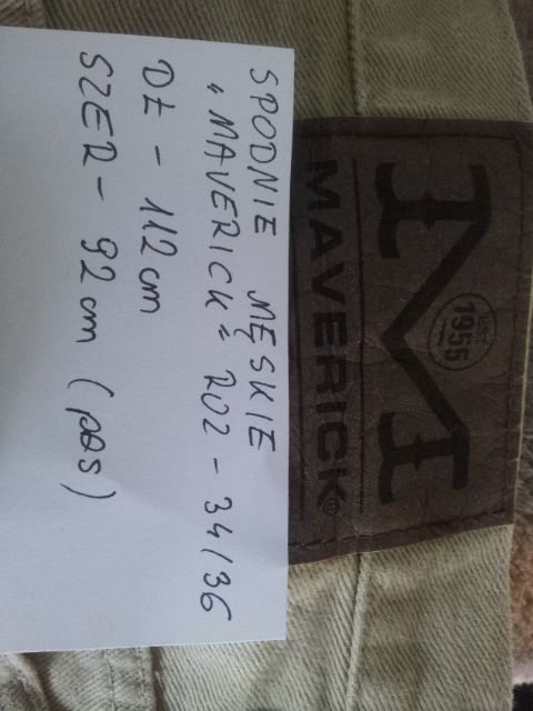 Spodnie męskie jeans marki Maverick