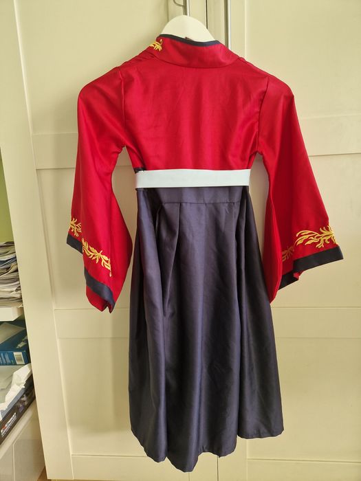 Kimono Mulan strój na bal karnawałowy bal przebierańców 116/122