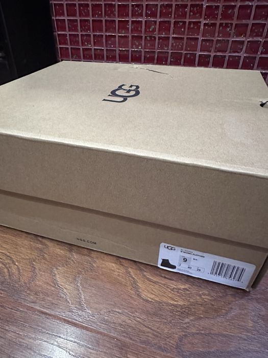 Жіночі зимові ботинки UGG 40 р. Майже нові/Black PREMIUM