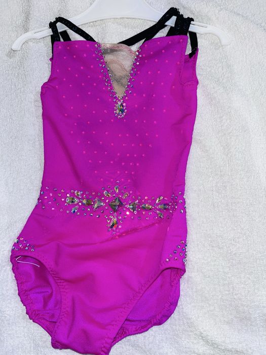 Новий купальник для художньої гімгастики зріст 120-125 см
