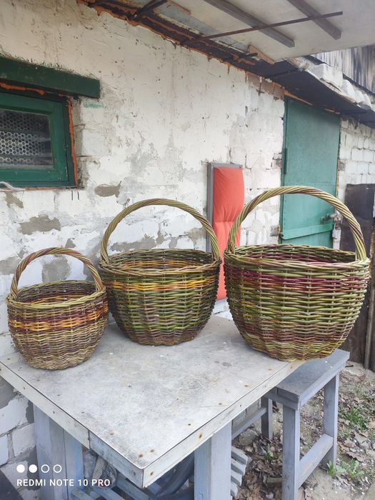 Кошики з цільної лози