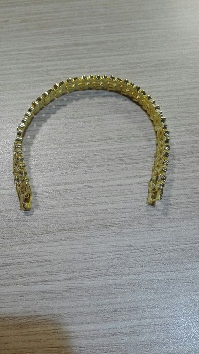 Fios e pulseira banhados a ouro de 24kilatos(veja fotos)