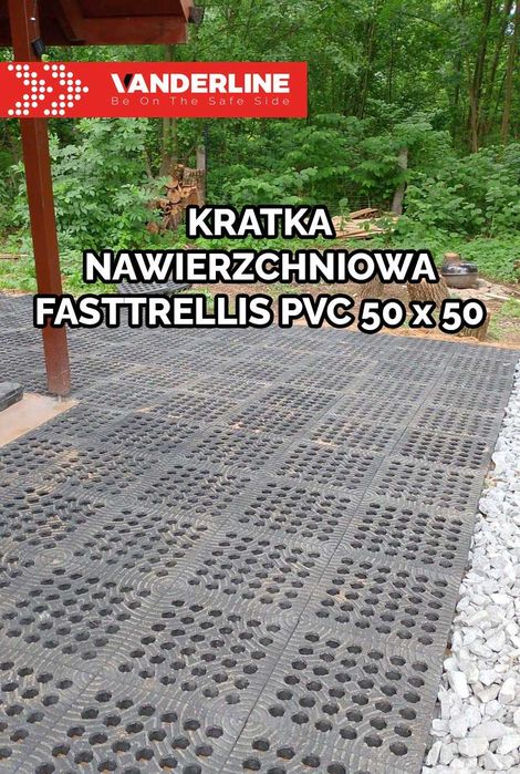 Kratka Nawierzchniowa FASTTRELLIS PVC Recykling 50x50x5cm