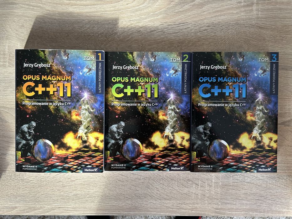 Opus magnum C++ programowanie w jezyku C++ tom 1-3