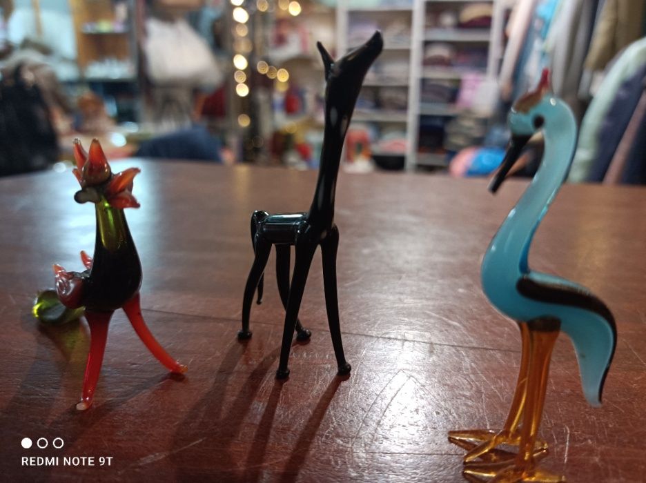 Miniaturas de Animais em vidro