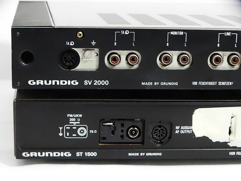 Zestaw wzmacniacz Grundig SV 2000 + tuner radiowy Grundig ST 1500