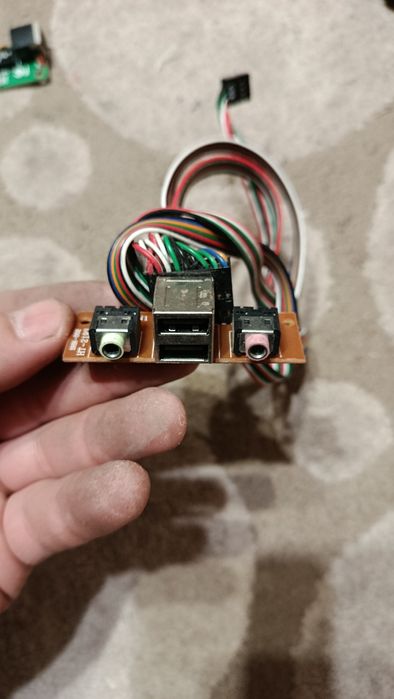 USB 2.0 передняя панель в компьютерный корпус USB Аудио панель