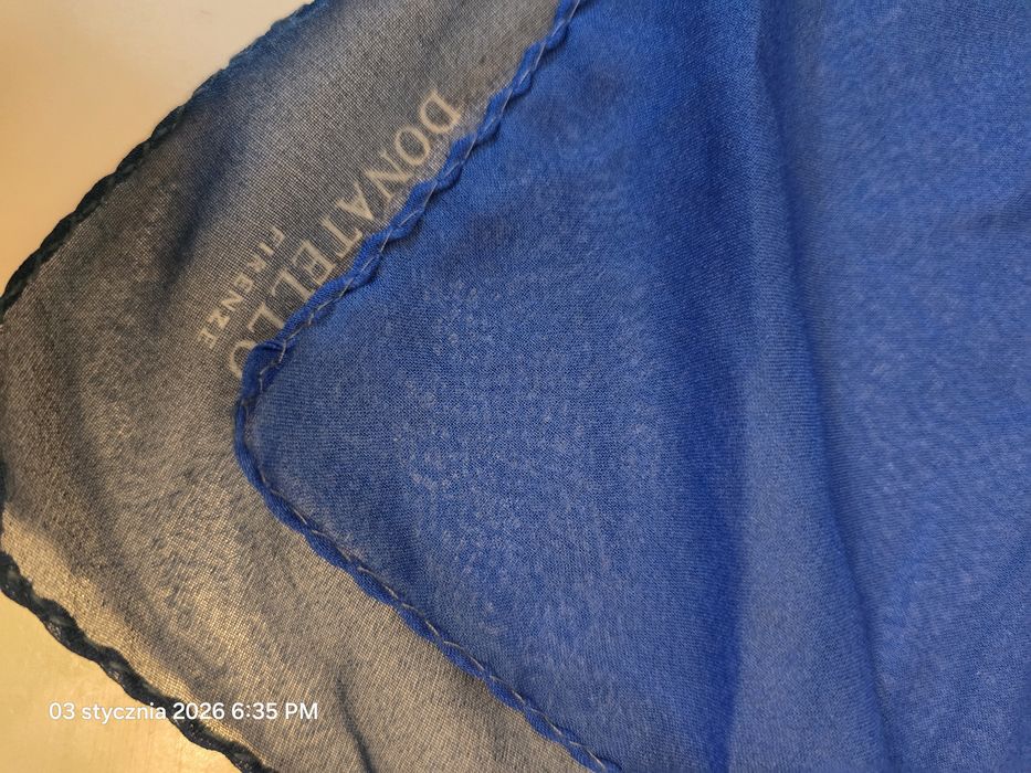 Apaszka chusta chaber kobalt