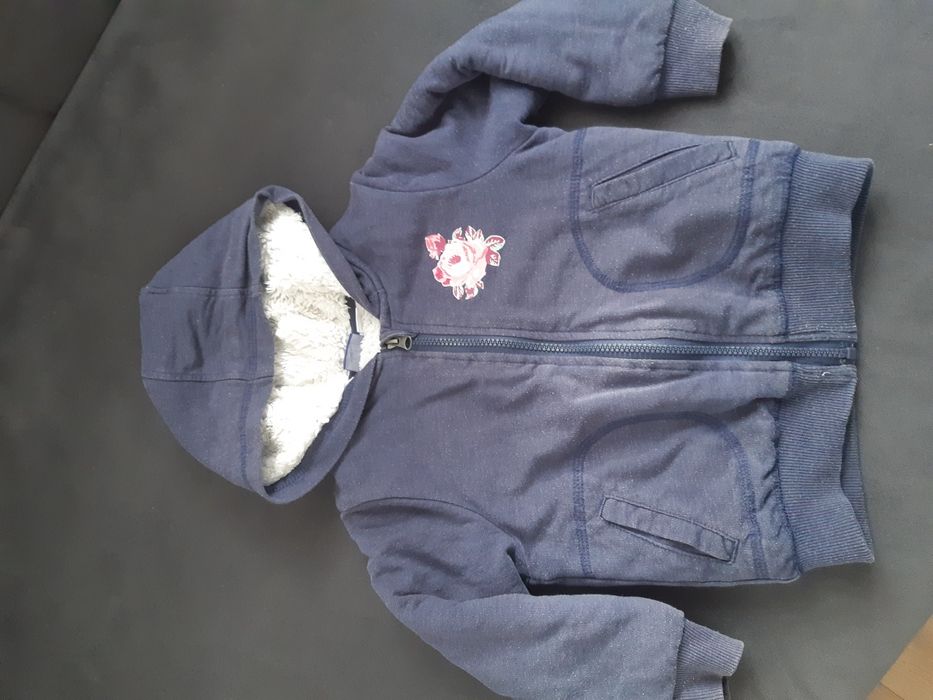 Bluza ciepła misiu dla dziewczynki r.104